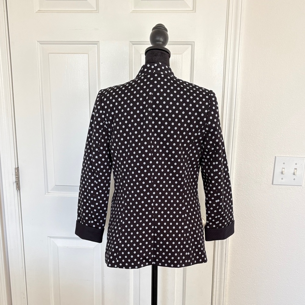 The Limited Navy and White Polka Dot Blazer - Picture 5 of 15